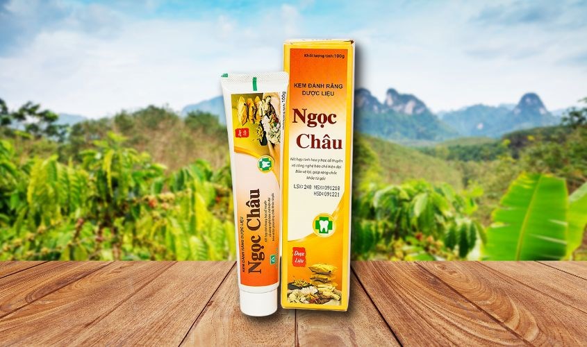 Kem đánh răng dược liệu Ngọc Châu có khả năng tạo bọt và làm sạch răng miệng rất tốt