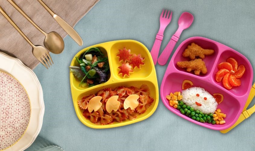 Món ăn hấp dẫn làm bé không cưỡng lại được và chịu ngồi ngoan trên ghế