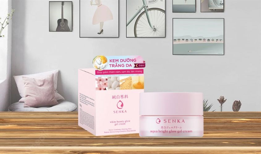 Bảo quản kem dưỡng trắng da ban đêm Senka ở nơi khô ráo và thoáng mát