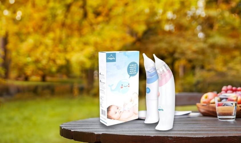 Máy hút mũi Comfybaby được làm bằng nhựa cao cấp