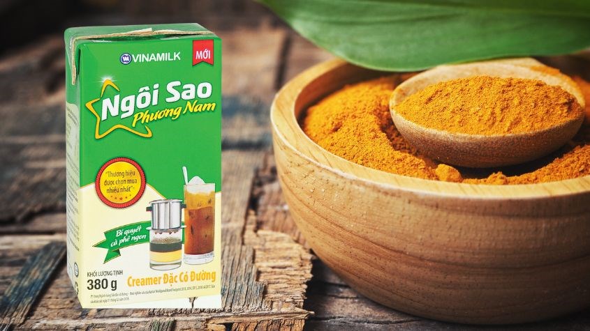 Sữa đặc Vinamilk Ngôi Sao Phương Nam xanh lá hộp 380g 