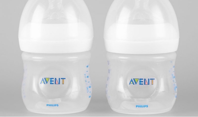 Combo 2 bình sữa nhựa PP Philips Avent SCF690/23 cổ rộng 125 ml