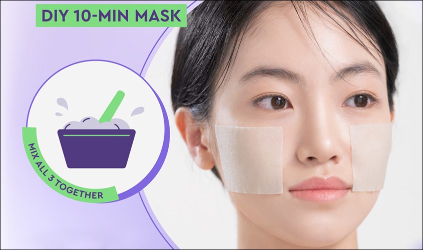 Đắp mặt nạ bằng toner