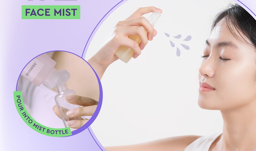 Sử dụng toner làm xịt khoáng