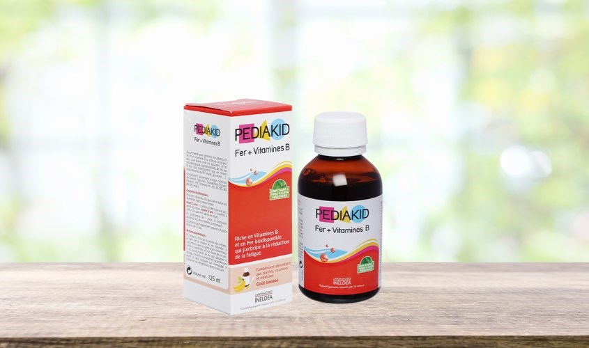 Siro Pediakid Fer + Vitamines B giúp giảm mệt mỏi 125 ml Siro Pediakid Fer + Vitamines B giúp giảm mệt mỏi 125 ml
