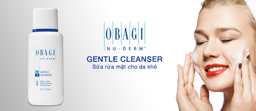 Sữa rửa mặt Obagi phù hợp với từng loại da