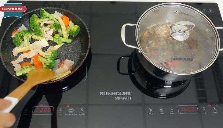 Cảm biến chống tràn bảo vệ người dùng khỏi bị bỏng cũng như các linh kiện của bếp Cảm biến chống tràn bảo vệ người dùng khỏi bị bỏng cũng như các linh kiện của bếp
