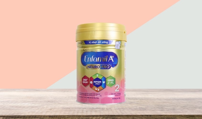 Sữa bột Enfamil A+ Neuropro số 2 vị nhạt dễ uống 830g (6 - 12 tháng) Sữa bột Enfamil A+ Neuropro số 2 vị nhạt dễ uống 830g (6 - 12 tháng)