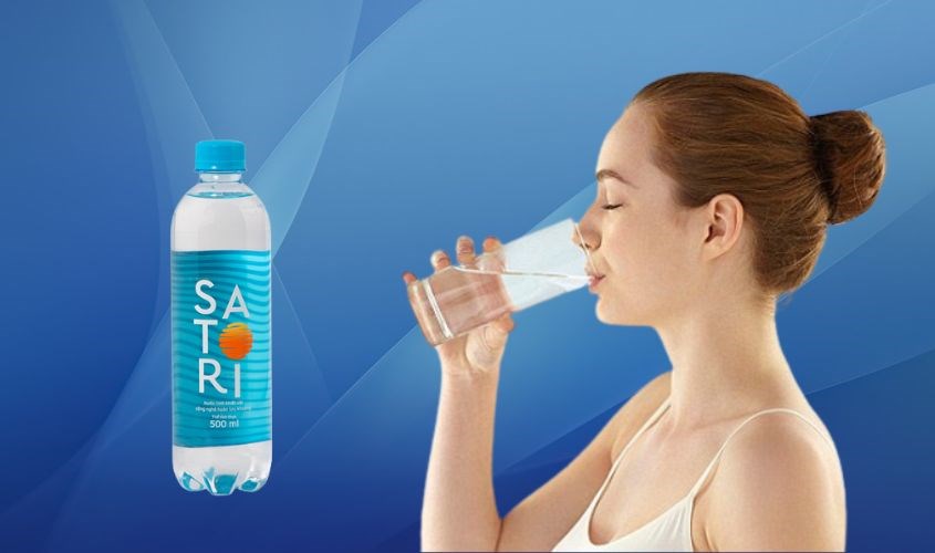 Nước tinh khiết Satori 500 ml tốt cho sức khỏe
