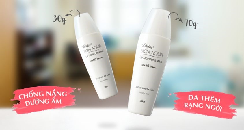 Sữa chống nắng Sunplay Skin Aqua UV Moisture Milk 30g