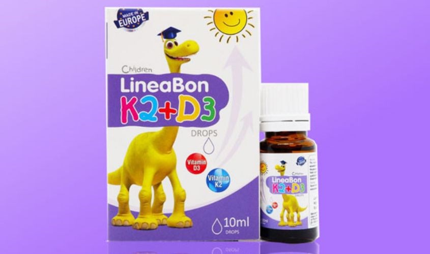 Lineabon K2 + D3 còn giúp tăng cường chiều cao cho bé khỏe mạnh, lớn nhanh