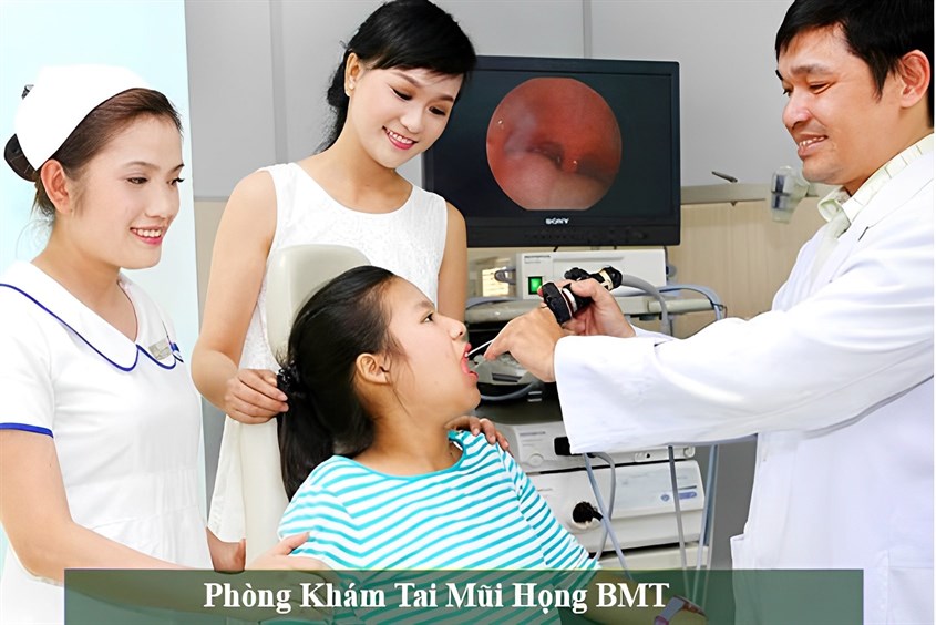 Phòng khám tai mũi họng BMT có trang thiết bị hiện đại Phòng khám tai mũi họng BMT