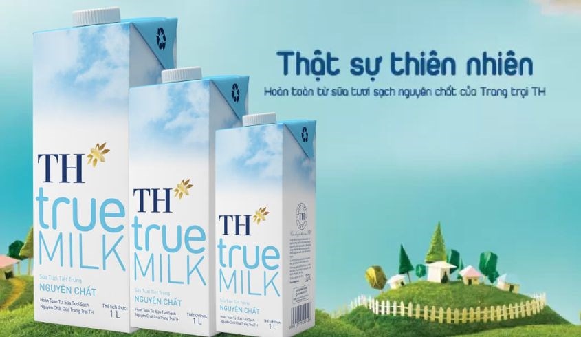 Sữa tươi tiệt trùng TH true MILK không đường 1 lít (từ 1 tuổi)