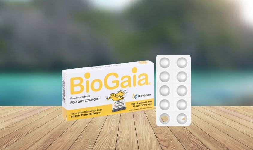 Viên nhai BioGaia Protectis Tablets bổ sung lợi khuẩn 10 viên