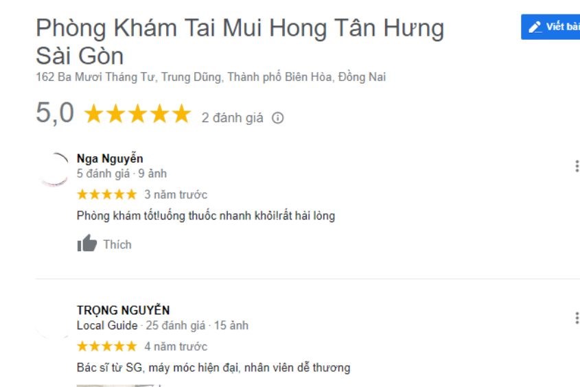 Phòng khám tai mũi họng