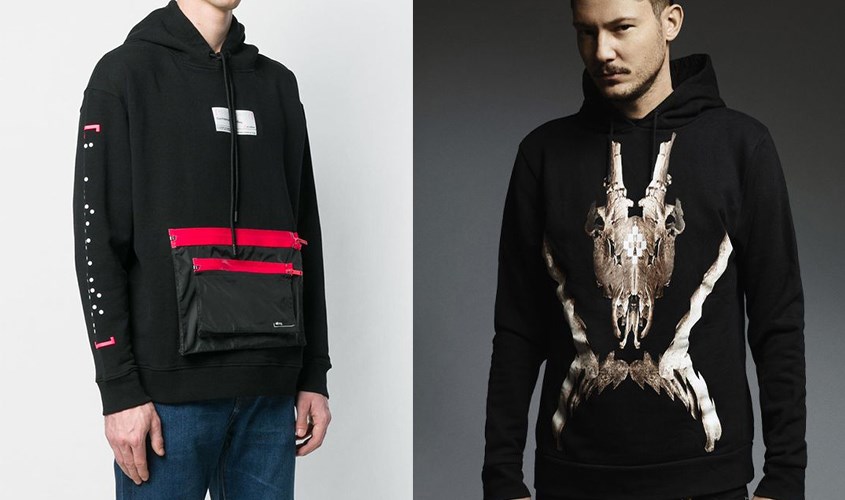 Áo hoodie từ thương hiệu Marcelo Burlon