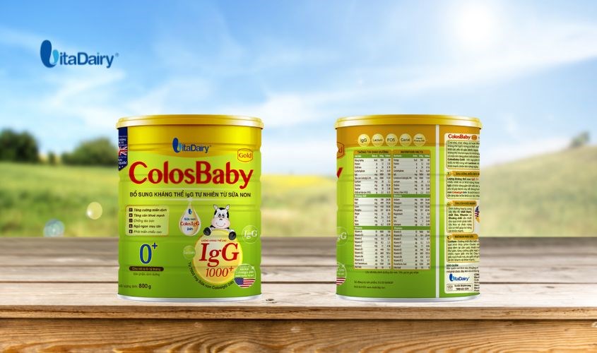 Sữa bột ColosBaby Gold 0+ hương vani 800g (0 - 12 tháng)