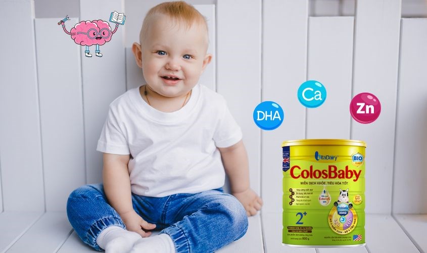 Sữa bột ColosBaby Bio Gold 2+ hương vani 800g (trên 2 tuổi)
