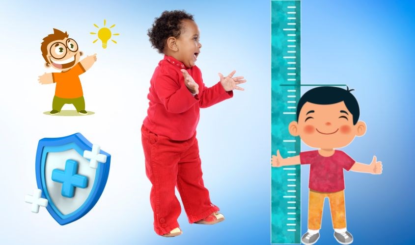 Cả hai loại sữa đều giúp bé phát triển toàn diện