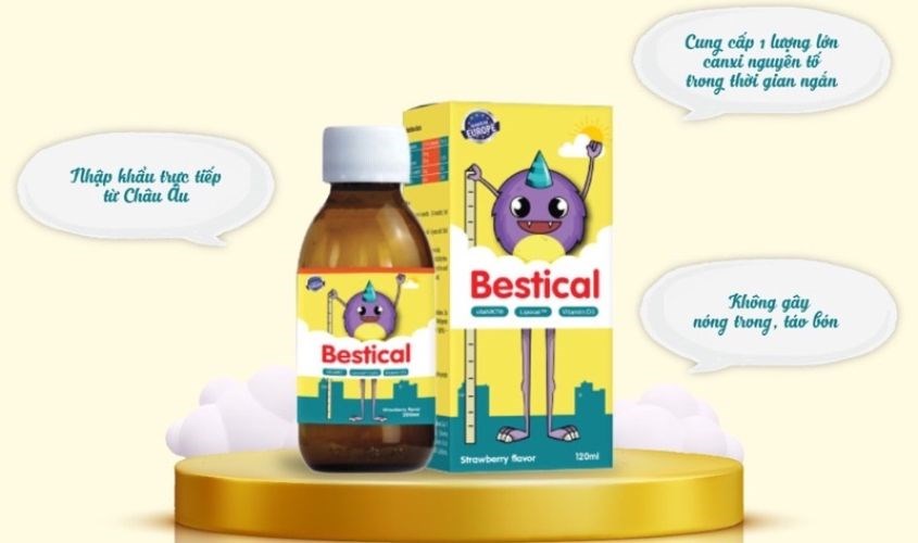 Siro ErgoPharma Bestical mang đến hiệu quả nhanh chóng nhưng không gây tác dụng phụ