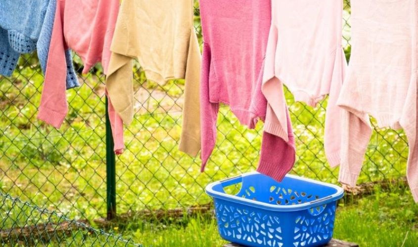 Phơi vải Acrylic ở những nơi thoáng mát