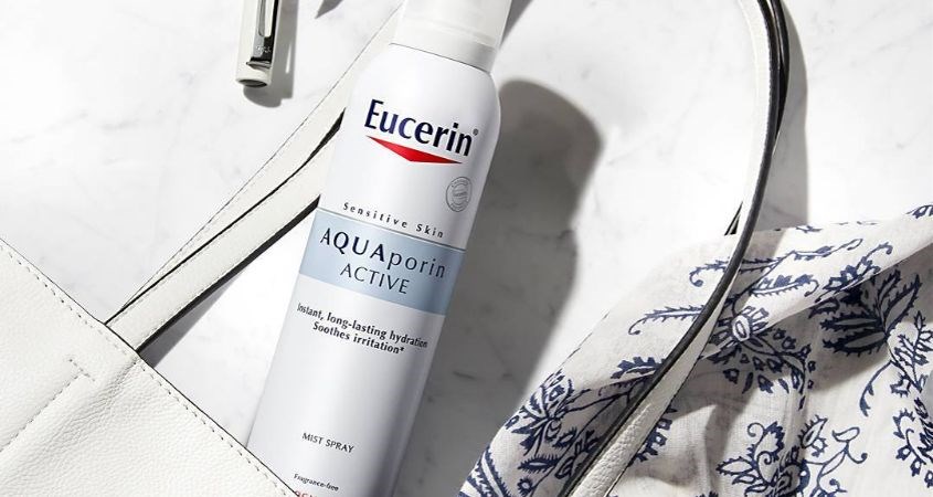 Xịt khoáng Eucerin chứa những thành phần tự nhiên an toàn, lành tính nên không gây kích ứng cho làn da.