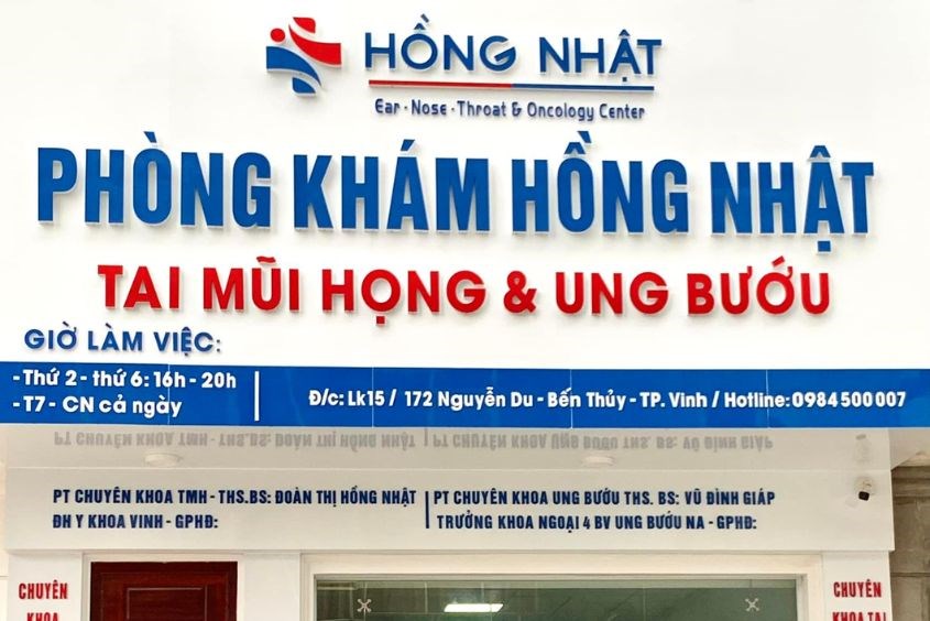 Phòng khám tai mui họng ở Vinh