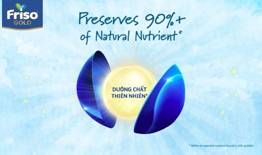 Công nghệ LockNutri đảm bảo 90% đạm giống tự nhiên