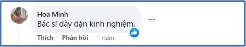 Đánh giá của bệnh nhân về phòng khám bác sĩ Nguyễn Bá Mỹ Nhi. Ảnh: Facebook Đánh giá của bệnh nhân về phòng khám bác sĩ Nguyễn Bá Mỹ Nhi