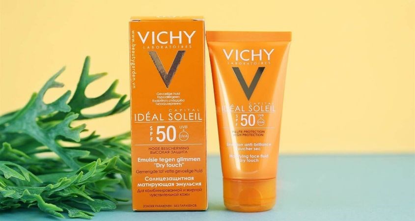 Kem chống nắng dưỡng da 3 trong 1 có màu Vichy Capital Soleil SPF 50+