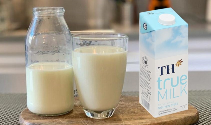 Sữa tươi TH true Milk không đường 1 lít