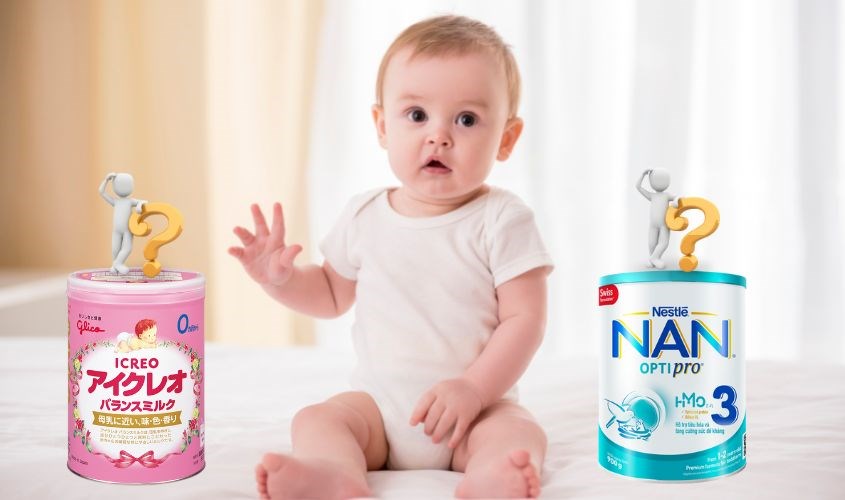 Tùy nhu cầu của trẻ mà mẹ chọn mua loại sữa phù hợp