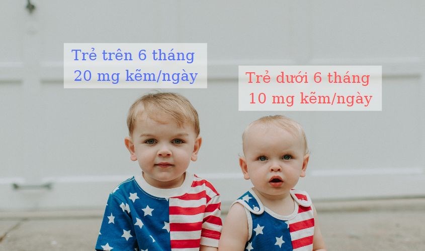 Liều lượng bổ sung kẽm cho bé