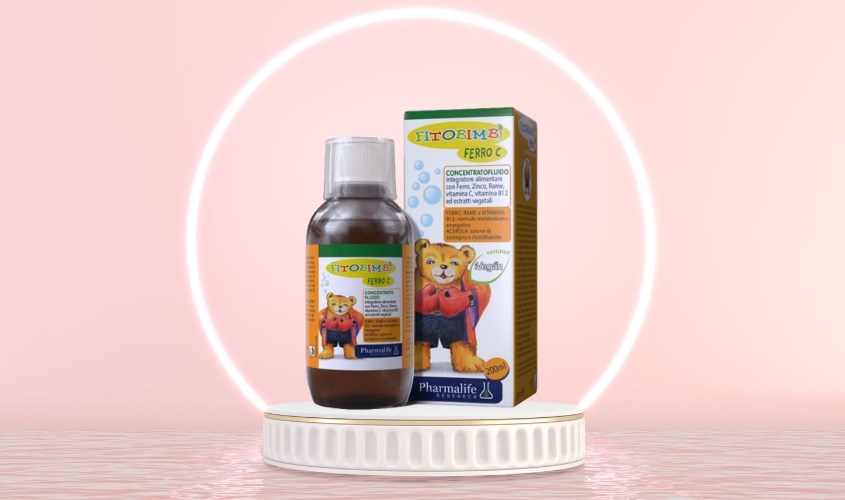 Siro Fitobimbi Ferro C bổ sung sắt, kẽm và vitamin C 200 ml
