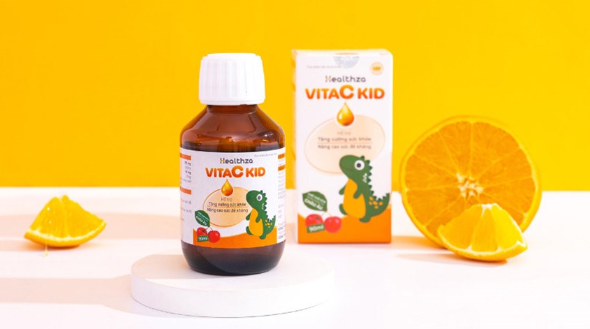 Siro Healthza VitaC Kid giúp tăng cường sức đề kháng 90 ml