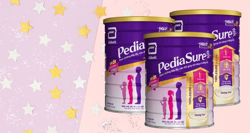 Sữa bột Abbott PediaSure BA hương vani 1.6 kg (1 - 10 tuổi)