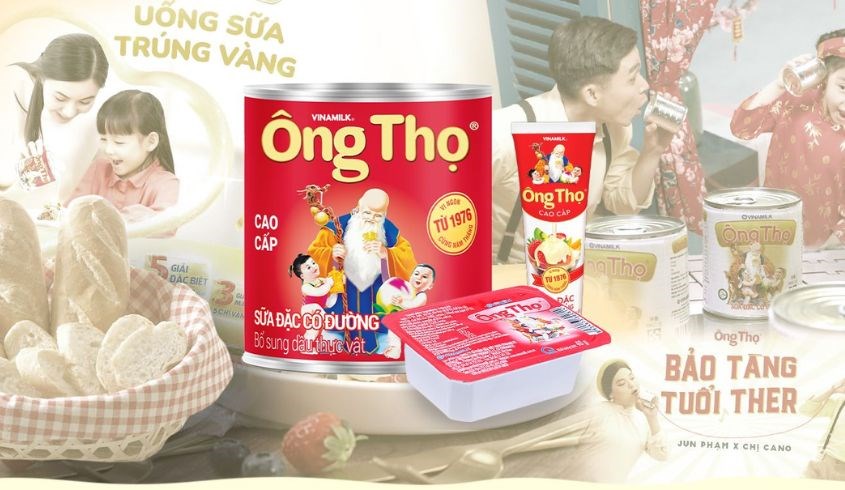 Sữa đặc Vinamilk Ông Thọ đỏ hộp 40g