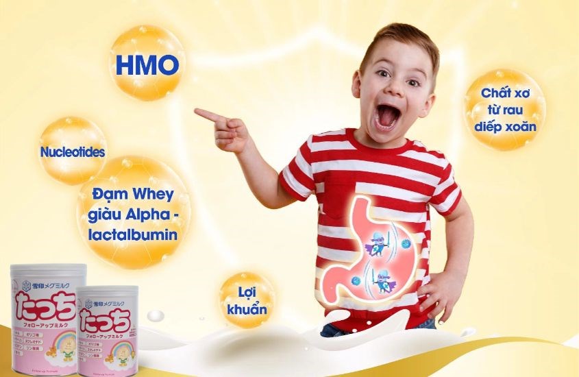 Nuôi dưỡng hệ vi sinh lợi khuẩn đường ruột, hỗ trợ tốt cho hệ tiêu hóa của trẻ.