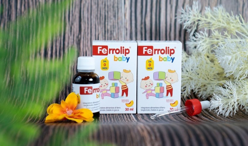Siro Ferrolip Baby bổ sung sắt, hỗ trợ tạo hồng cầu 30 ml (từ 0 tháng) Siro Ferrolip Baby bổ sung sắt, hỗ trợ tạo hồng cầu 30 ml (từ 0 tháng)