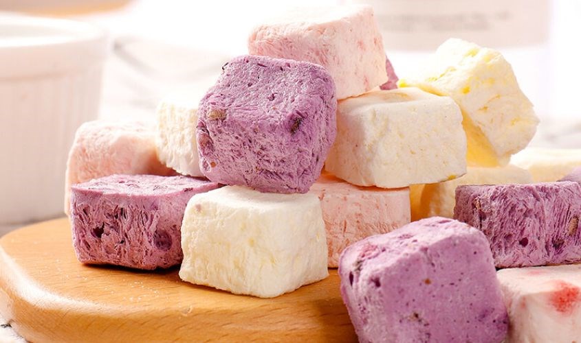 Phô mai sấy lạnh vẫn giữ trọn vẹn vị thơm béo của phô mai tự nhiên
