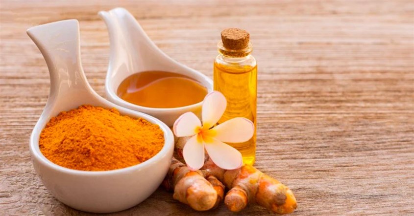 Dầu oliu kết hợp cùng tinh bột nghệ thì hiệu quả dưỡng da càng vượt trội
