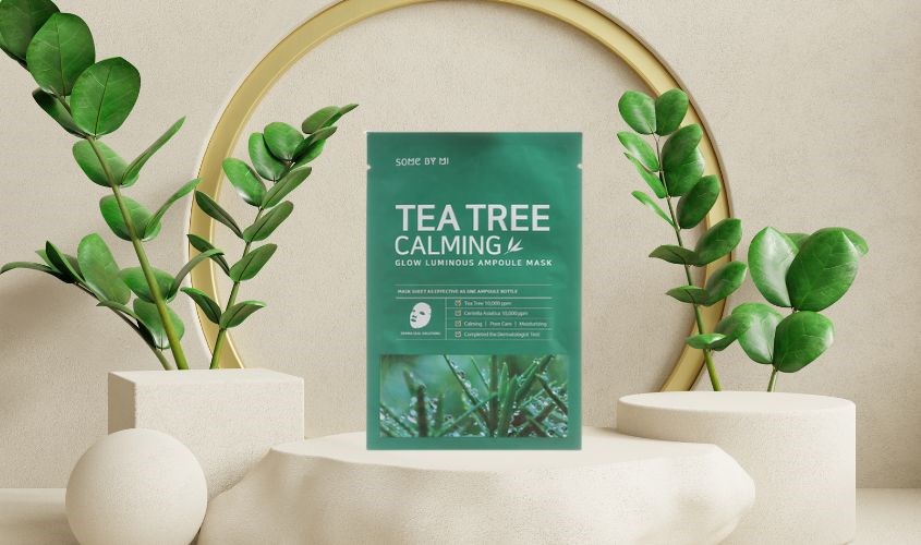 Mặt nạ giấy Tràm Trà cấp ẩm làm dịu da Some By Mi Tea Tree Calming 25g