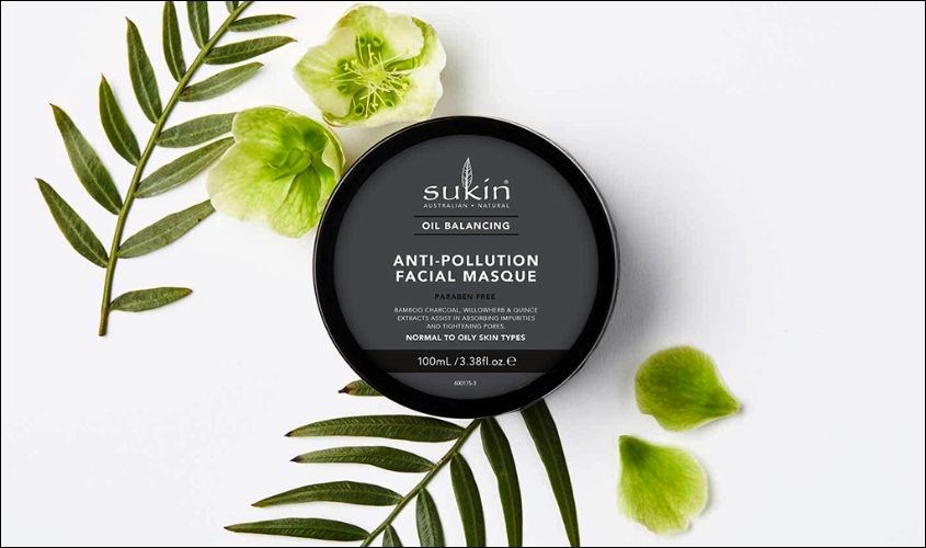 Mặt nạ than hoạt tính Sukin Oil Balancing Plus Charcoal Anti-Pollution Facial Masque