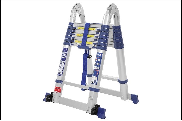 Thang nhôm rút đôi 8 x 2 bậc Nikawa NK-50AI-PRI có khả năng cách điện tốt Thang nhôm rút đôi 8 x 2 bậc Nikawa NK-50AI-PRI có khả năng cách điện tốt