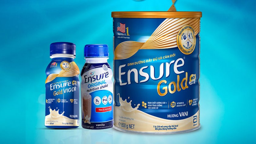 Sữa Ensure hay Ensure Gold đều có những ưu điểm khác nhau