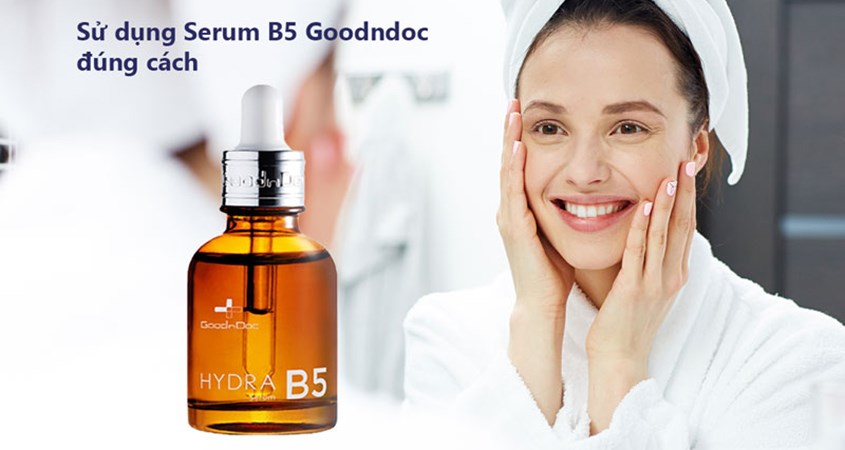 Thoa nhẹ serum lên da