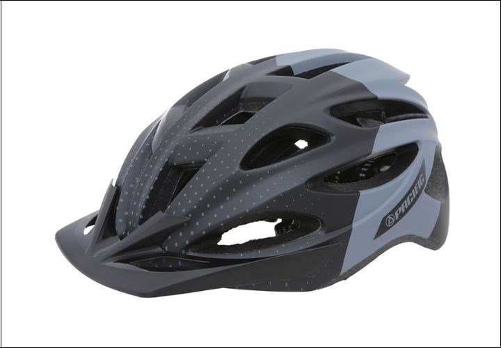 Mũ bảo hiểm xe đạp size L PACIFIC SP-J105 Đen Xám