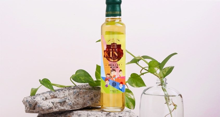 Dầu Sacha inchi Kiddy ăn dặm cho bé chai 250 ml