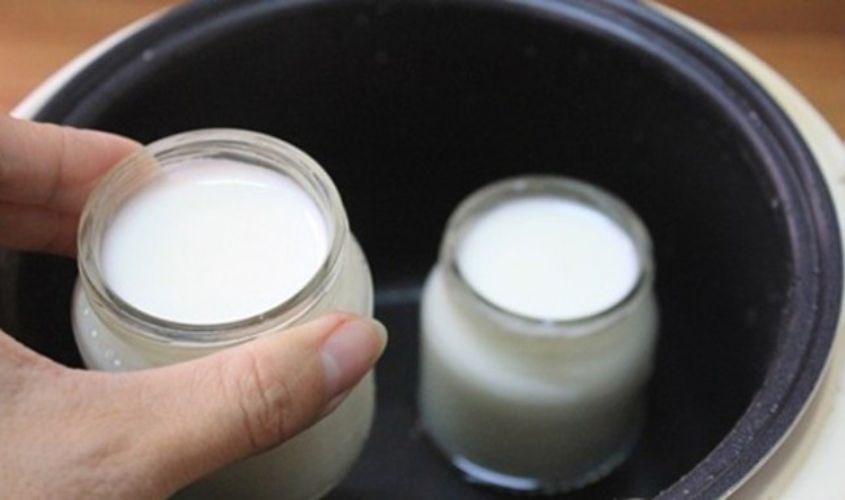 Không hâm nóng sữa chua
