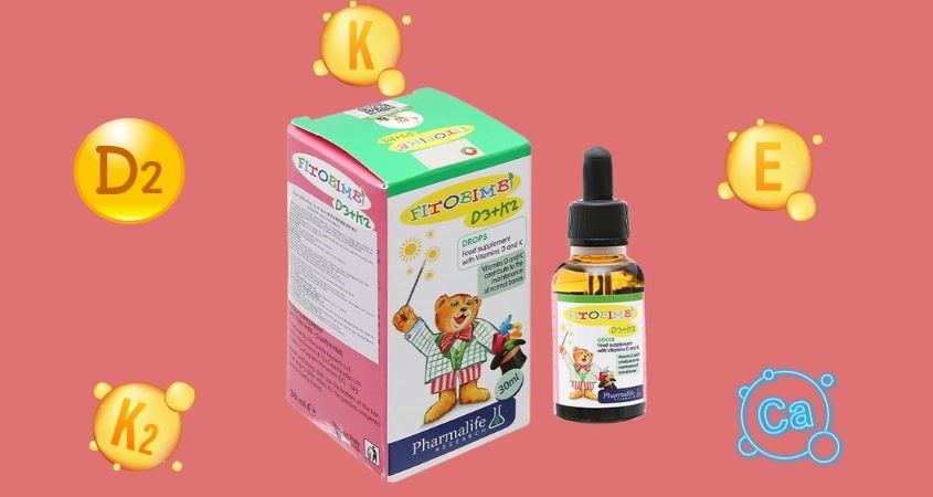 Siro Fitobimbi D3+K2 giảm nguy cơ còi xương 30 ml Siro Fitobimbi D3+K2 giảm nguy cơ còi xương 30 ml